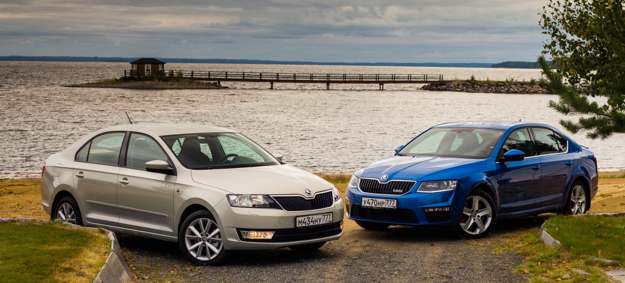 Тест-драйв Skoda Rapid HE и Octavia RS: два бойца!